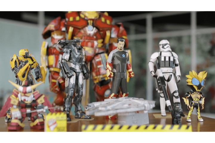 Peri Kertas: Mengeksplorasi Kertas Menjadi Action Figure 3 Dimensi